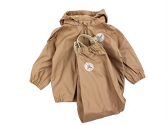 Wheat berry dust rainwear with pants and jacket Charlie